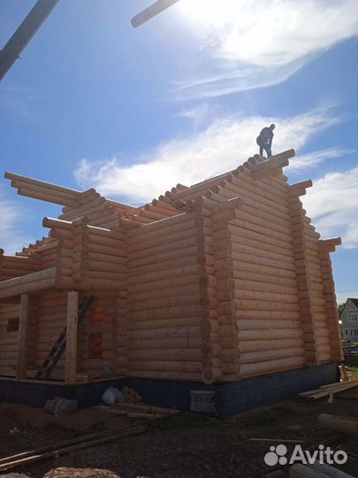 Изготовим срубы домов, бань. Доставка и установка