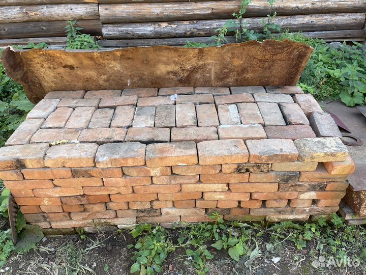 Кирпич красный бу