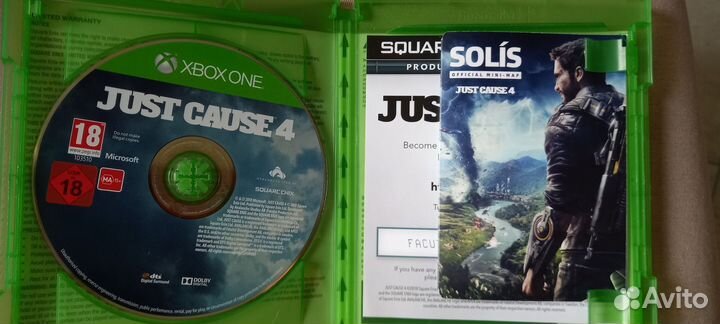 Just cause 4 Xbox one диск