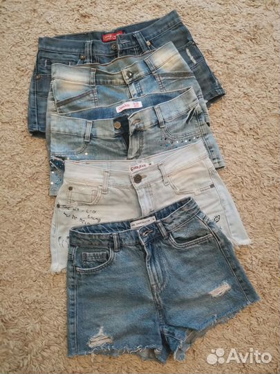 Шорты для девочек 12-14 лет