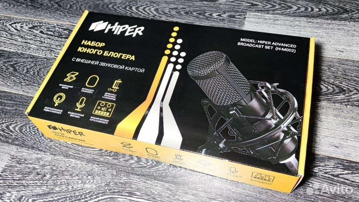 Игровой микрофон для компьютера hiper H-M002