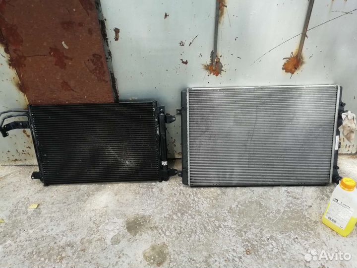 Радиатор на skoda Yeti