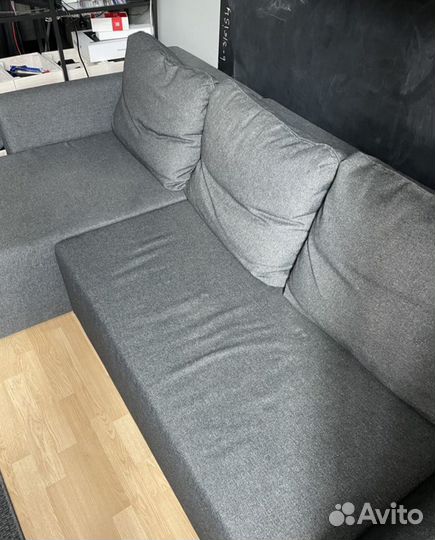 Диван IKEA Бриссунд серый