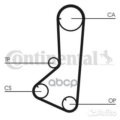 Ремень грм CT839 Continental