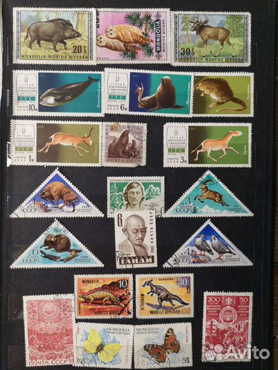 Коллекционные марки (разных стран и года выпуска)