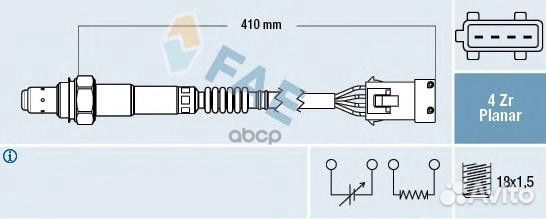 Лямбда-зонд 77282 FAE