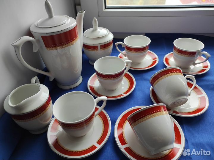 Чайная пара Кофейный сервиз Бокалы хрусталь