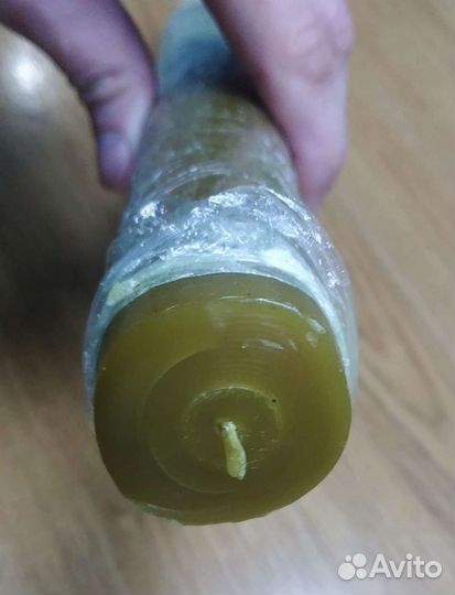 Свеча восковая маканая 37 см