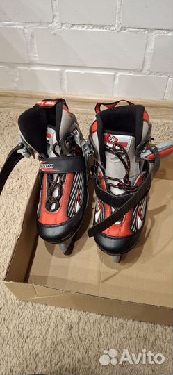 Коньки детские раздвижные 26-29р