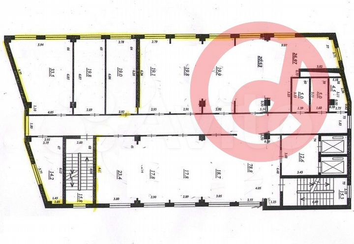 Сдам офисное помещение, 376 м²