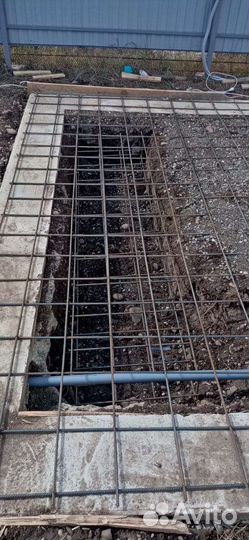 Строительство, бетонные работы