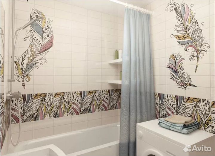 Ремонт ванной и туалета панелями пвх