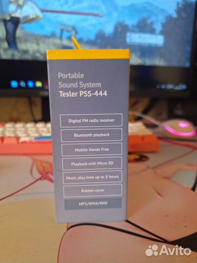 Блютуз колонка tesler