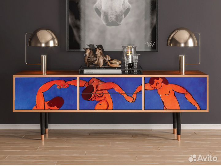 Тв-тумба T4 - Орех - The Dance