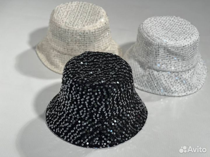 Панама женская с крупной пайеткой