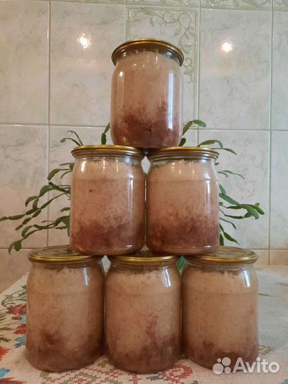 Каша говядина с рисом для собак