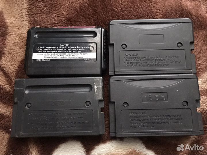 Картриджи Sega MD 2