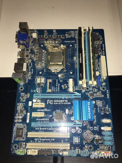 Материнская плата с процессором i5 3450