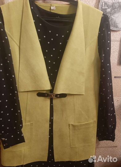 Жилетка замшевая