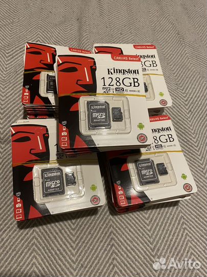 Карта памяти MicroSD 128 гб
