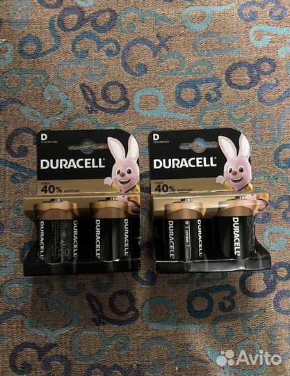 Батарейки duracell d