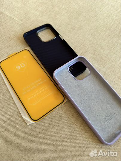 Чехол на iPhone 14 pro max kzodoo kevlar карбон
