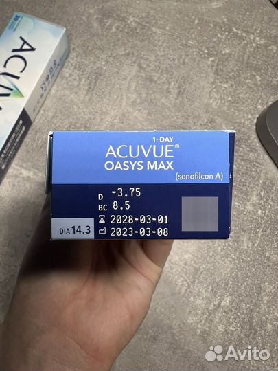 Линзы acuvue oasys max