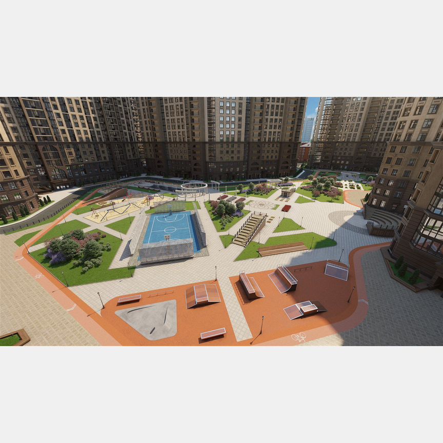 2-к. квартира, 89,2 м², 2/23 эт.