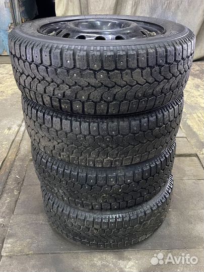 Комплект зимних колес r14 на chevrolet lanos