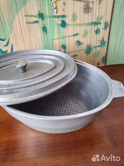 Жаровня казан литая СССР 4 л