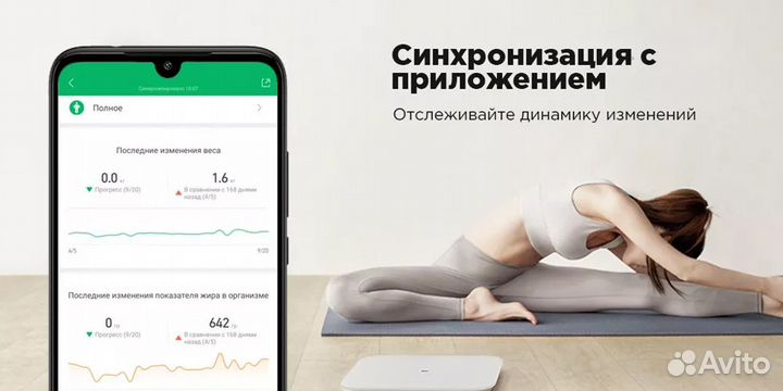 Умные весы Mi SMART Scale 2 xmtzc04HM RU (White)