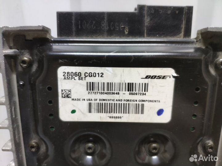 Усилитель звуковой Infiniti Fx35 S50 3.5 VQ35DE