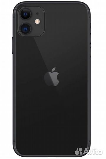 Apple iPhone 11 128 гб, nano SIM+eSIM, Чёрный