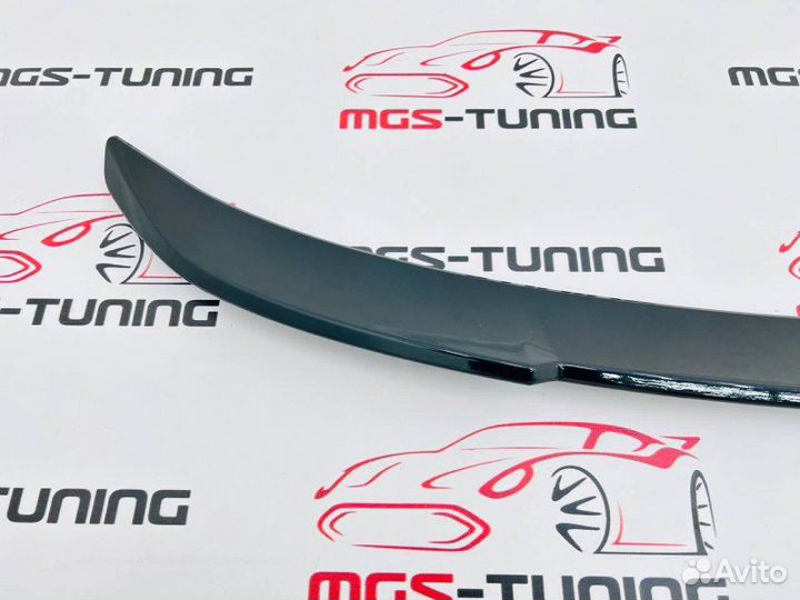 Спойлер на BMW 2 series F22 CS Style Черный глянец