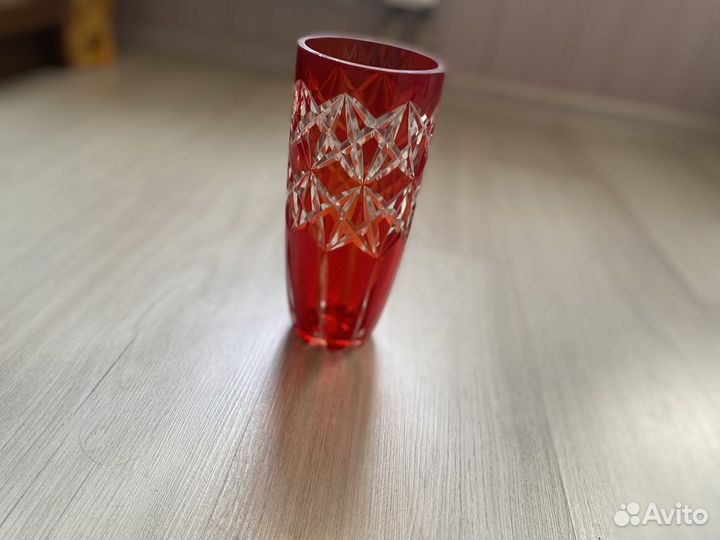 Ваза цветное стекло СССР