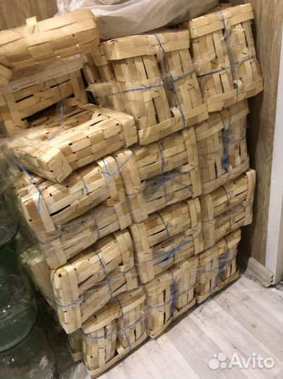 Лукошки шпон для ягод