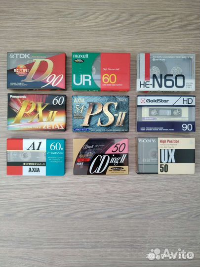 Аудикассеты новые запечатанные