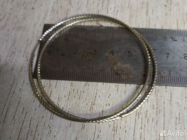 Серьги кольца серебро