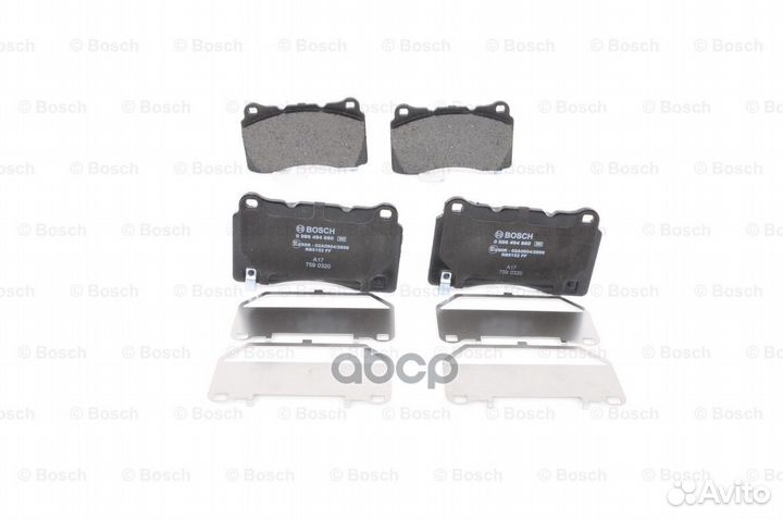 К-т дисков. тормоз. колодок 0986494880 Bosch