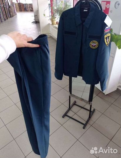 Костюм мчс нового образца Габардин вышитые шевроны