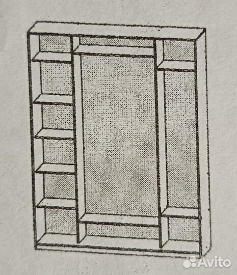 Шкаф купе с зеркалом бу