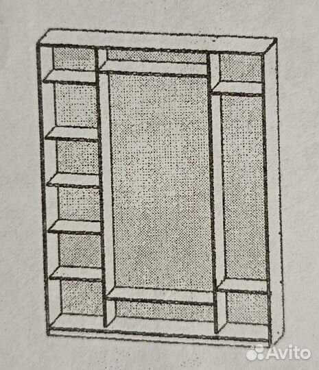 Шкаф купе с зеркалом бу