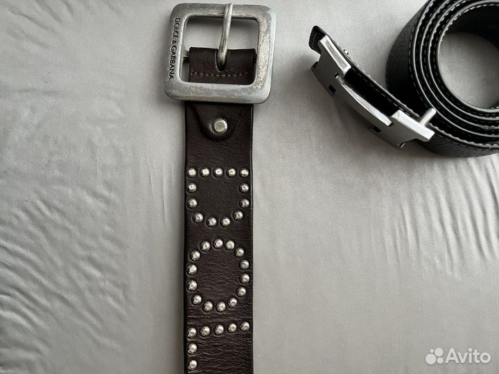 Мужской кожаный ремень