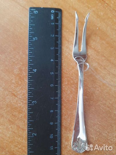 Вилка серебро для лимона
