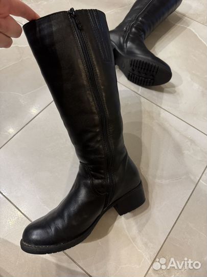 Сапоги зимние кожаные 39 размер