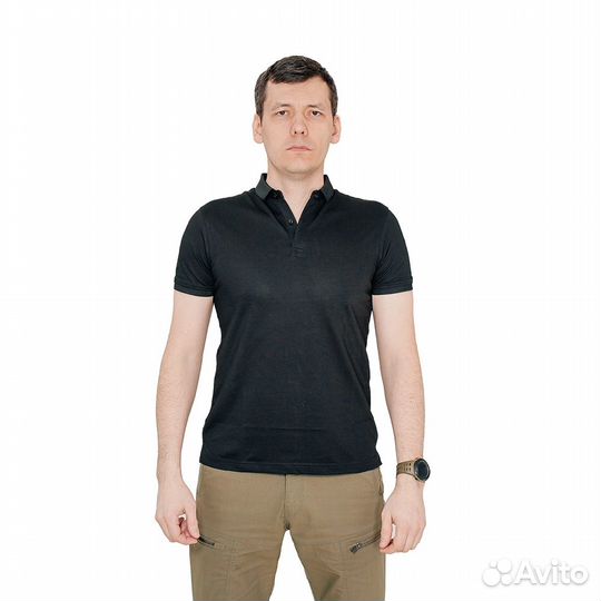 59584 Рубашка поло, черный