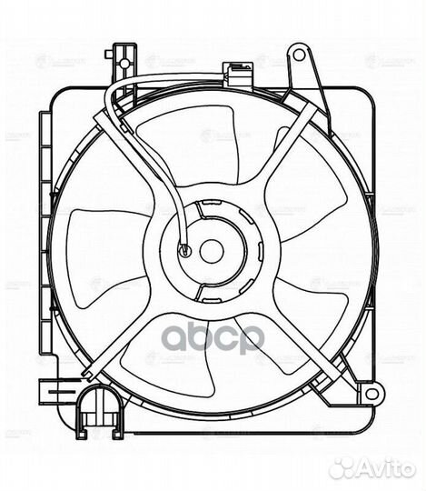 Э/вентилятор охл. LFK0501 luzar