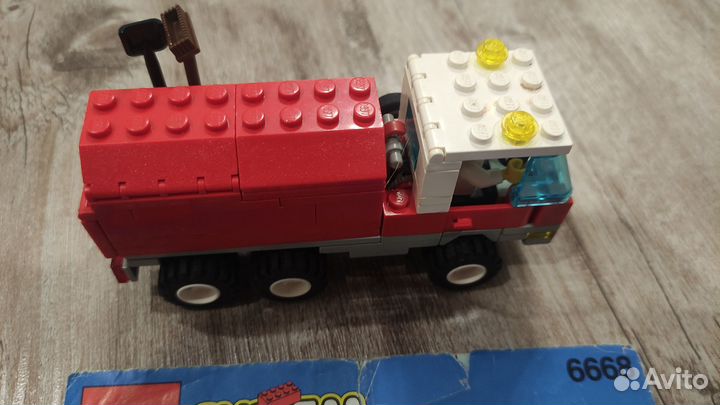 Lego 6668 мусоровоз 90-х town system