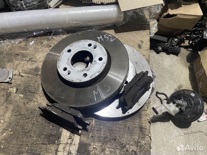 Диски тормозные колодки передние kia ceed 2 JD ком