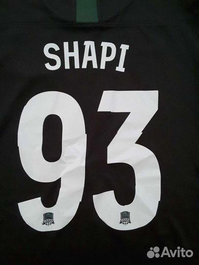 Оригинальная игровая майка фк Краснодар лч 19/20